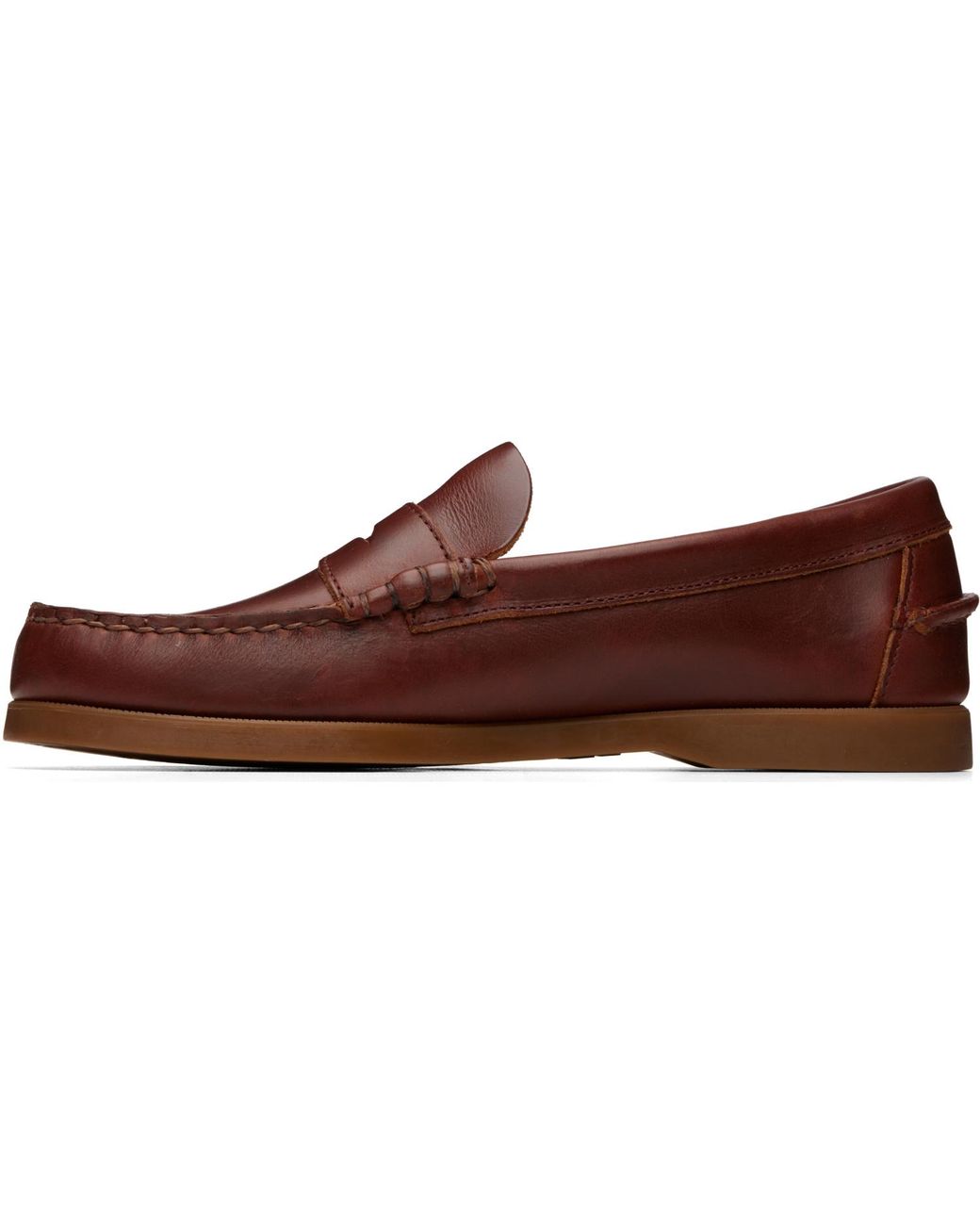 Sebago Brown Dophin Waxed Loafers for men
