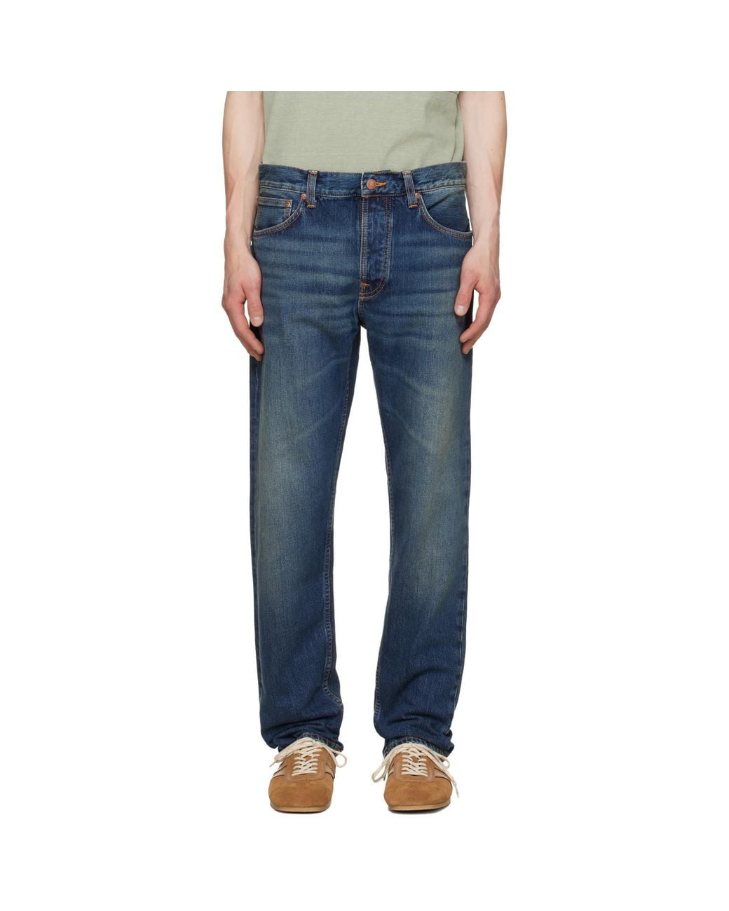 Nudie Jeans Blue Steady Eddie Ii Jeans for men