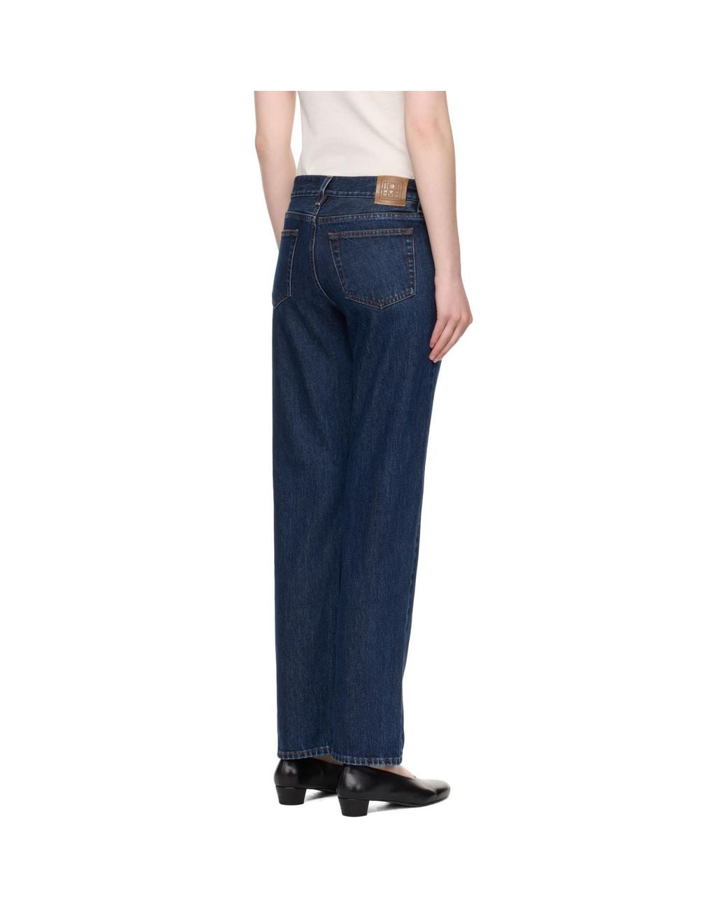 Totême Blue Low Straight Jeans