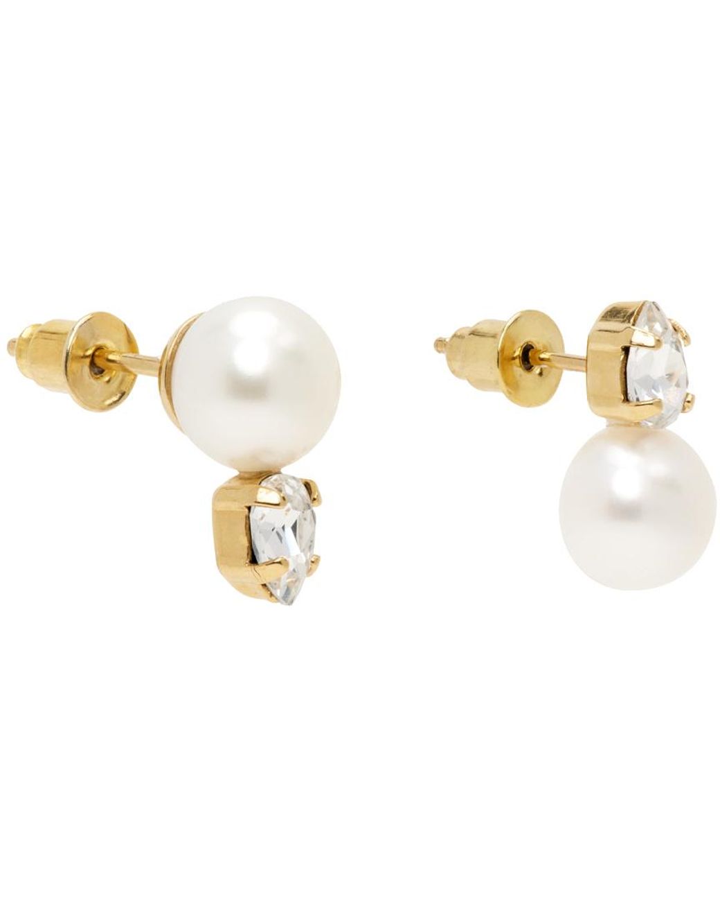 【関税込み】Pearl & Crystal Dagger Necklace - Simone Rocha - Simone Rocha Pearl & Crystal Dagger Choker Necklace