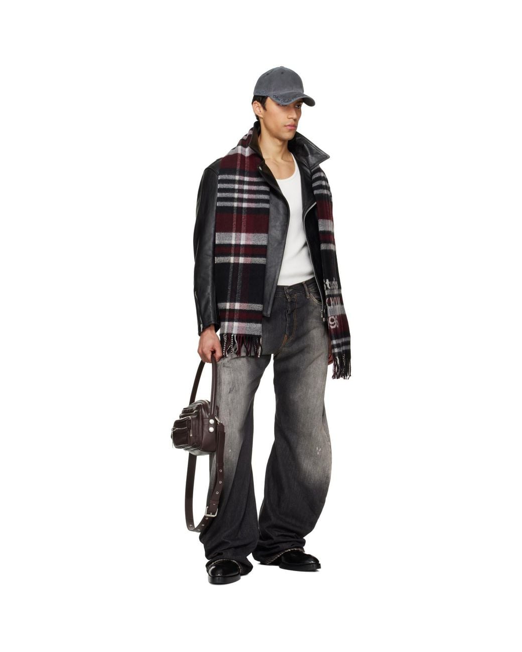 Acne Black Loose Fit 2006M Jeans for men