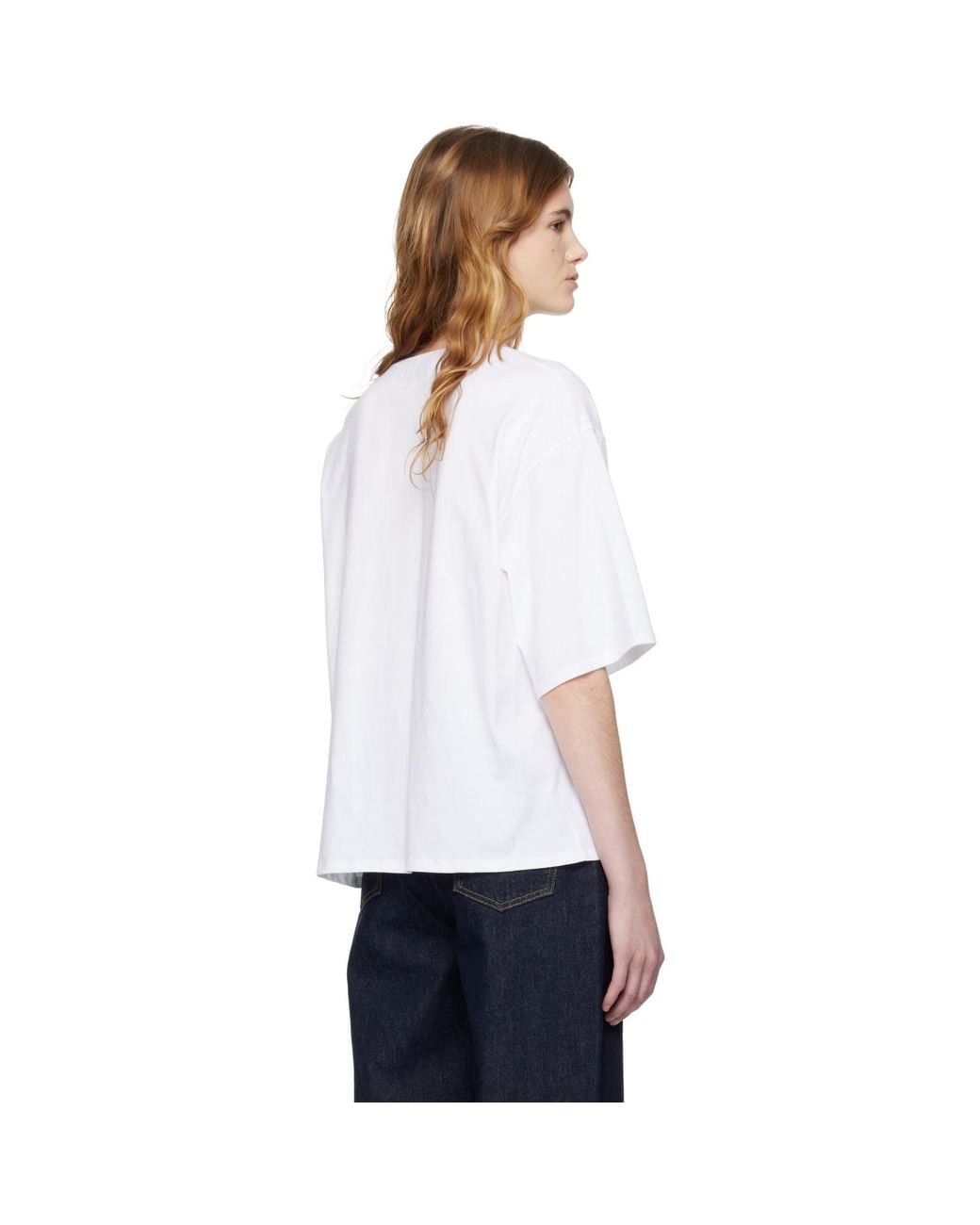 Loulou de Saison White Osis Oversized T-Shirt