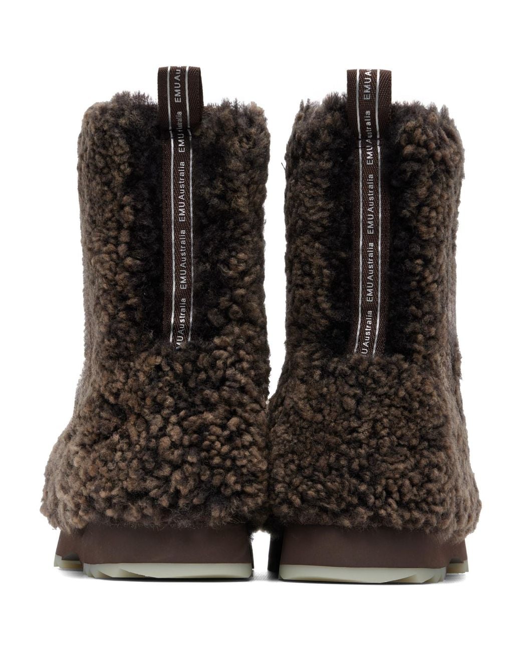 EMU Brown Sharky Lo Teddy Boots