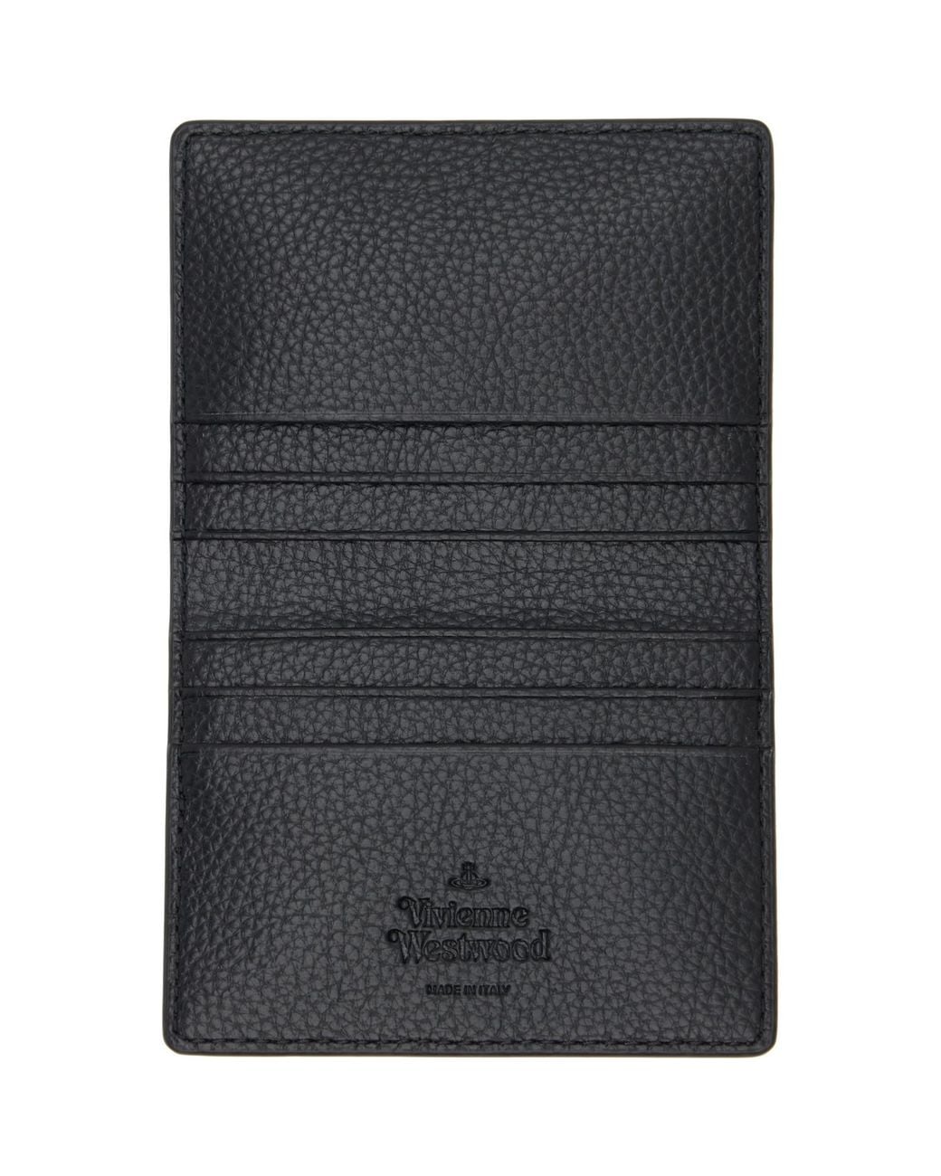 Vivienne Westwood Black Bifold Card Holder for men