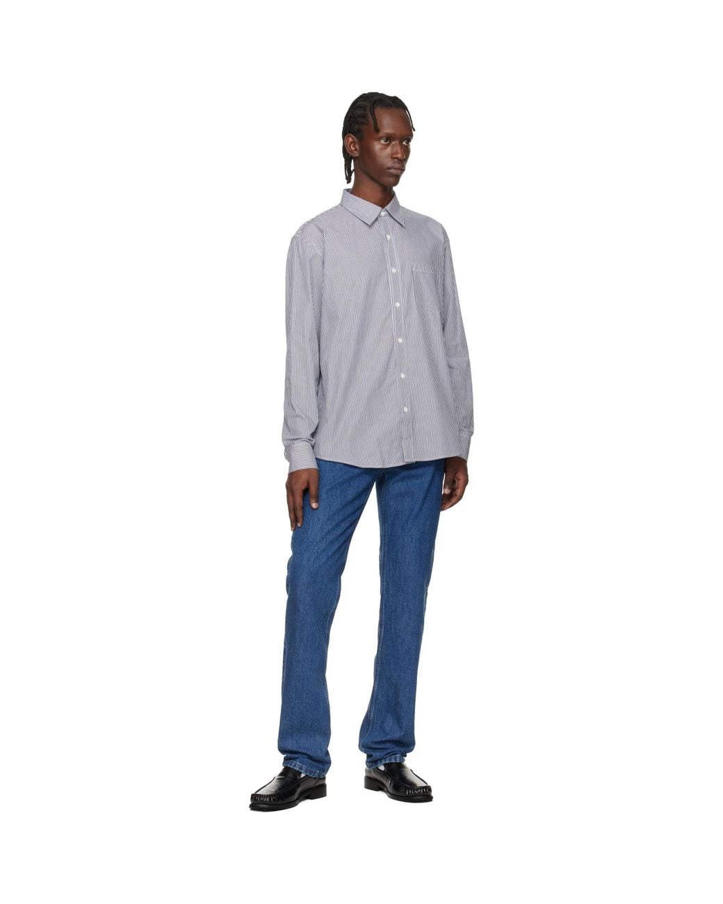 A.P.C. Black Owen Shirt for men