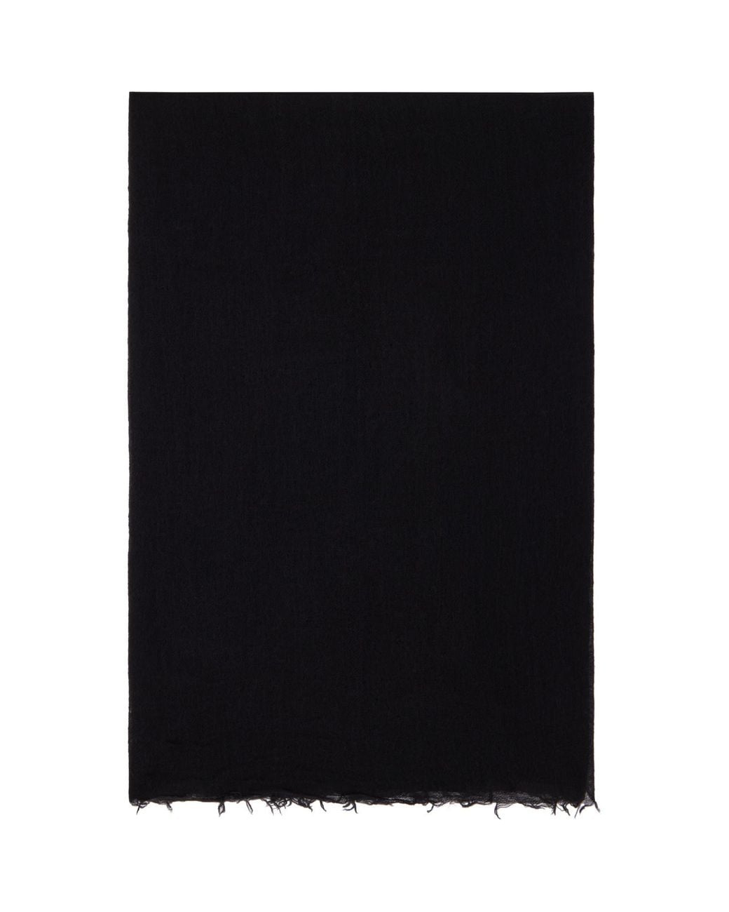 Rick Owens Black Tower Giglio Mega Scarf for men
