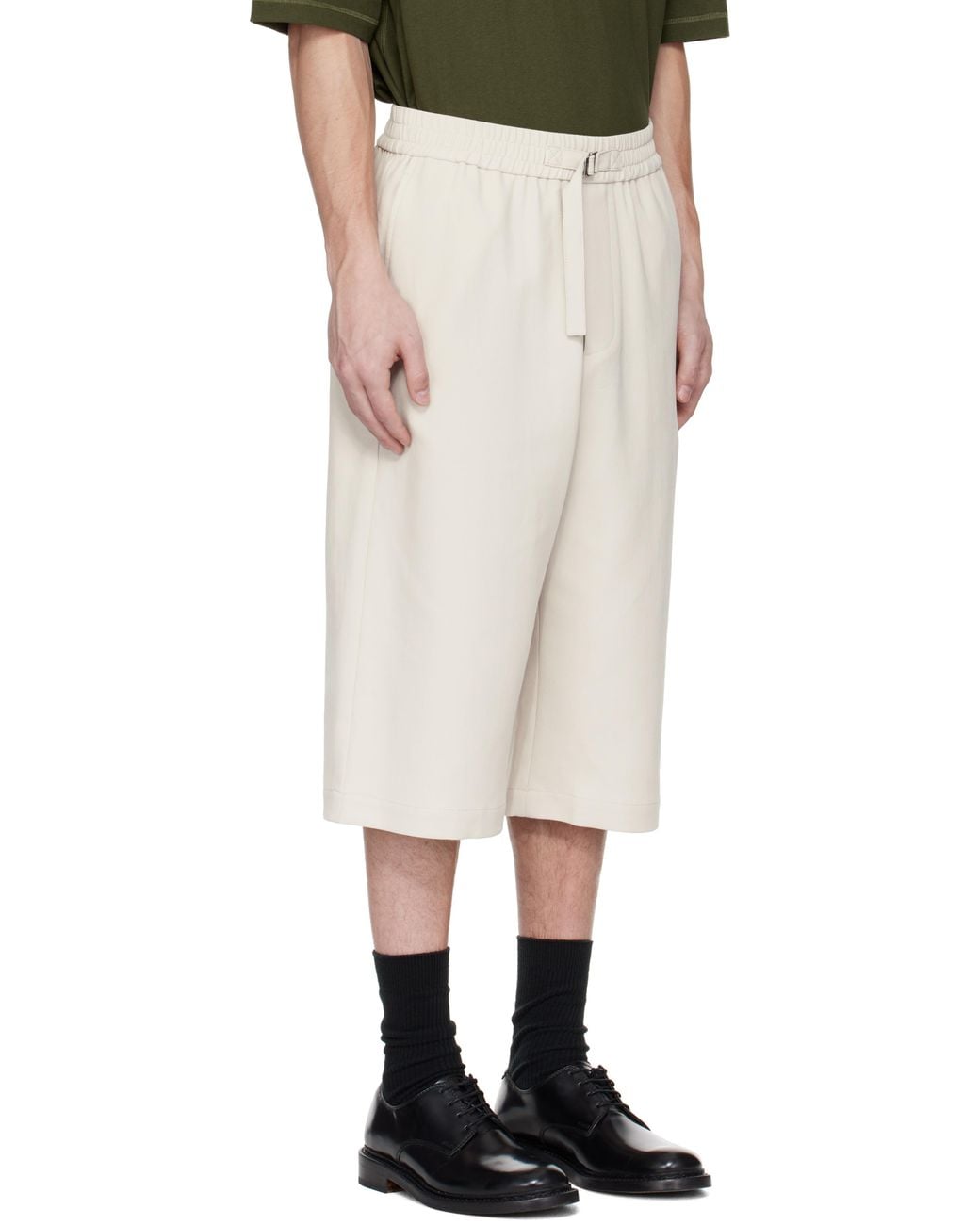 AMI Natural Elasticated Large Shorts for men