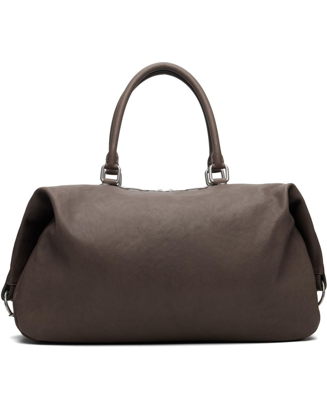 MARGE SHERWOOD Brown Dumpling Stud Bag