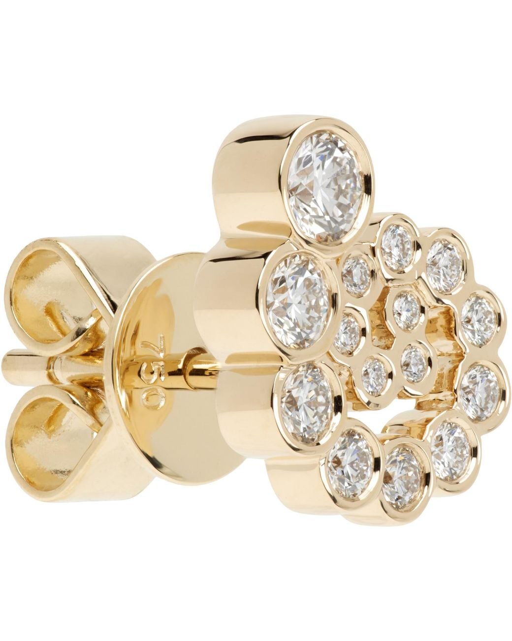 Sophie Bille Brahe Metallic Petit Rêve Escargot Single Earring