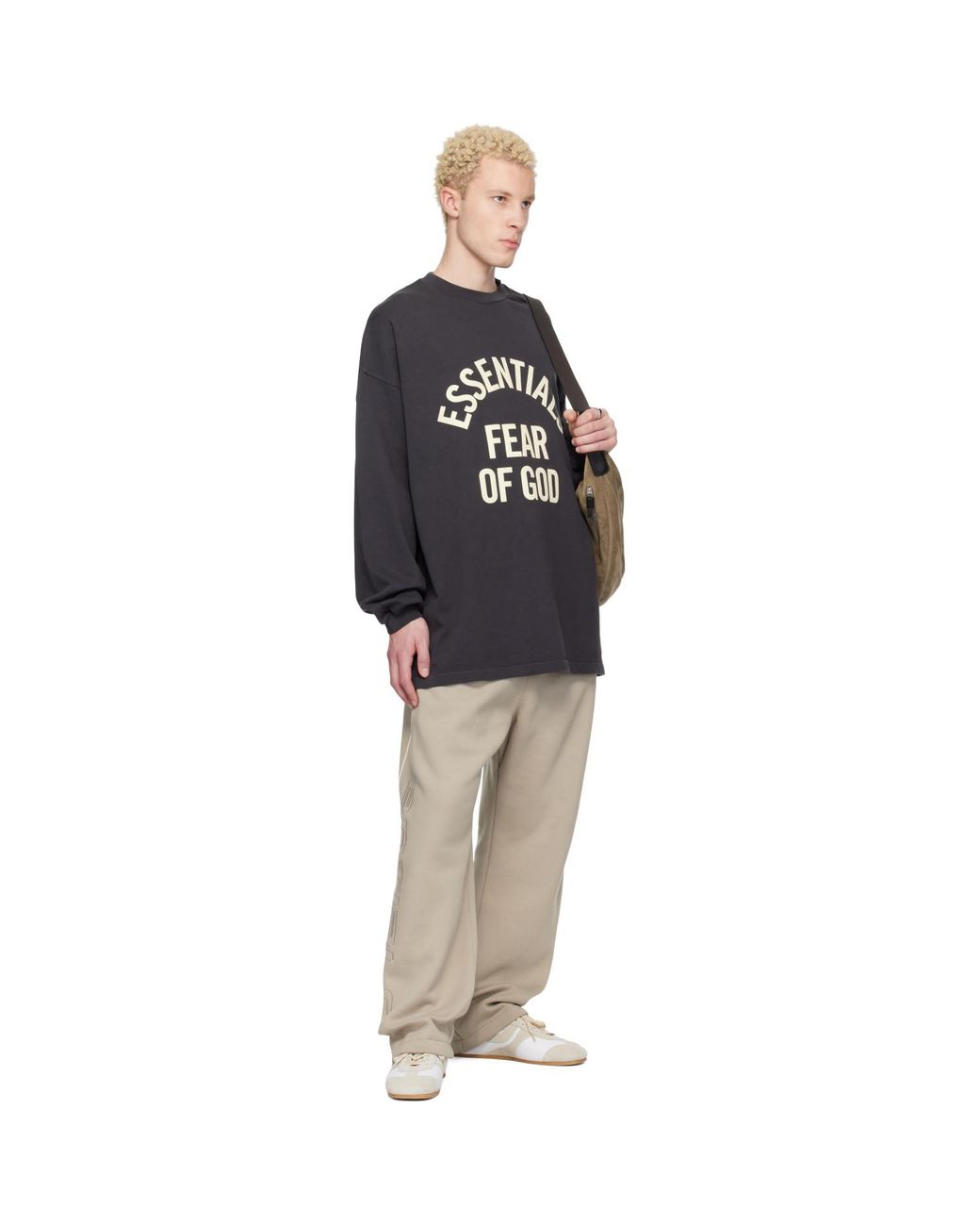 Fear Of God Black Campus 90S Long Sleeve T-Shirt for men