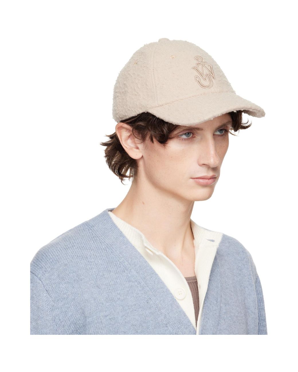 J.W. Anderson Blue Baseball Cap for men