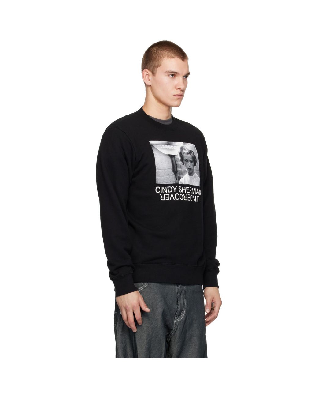 Undercover Black Cindy Sherman Sweatshirt for men