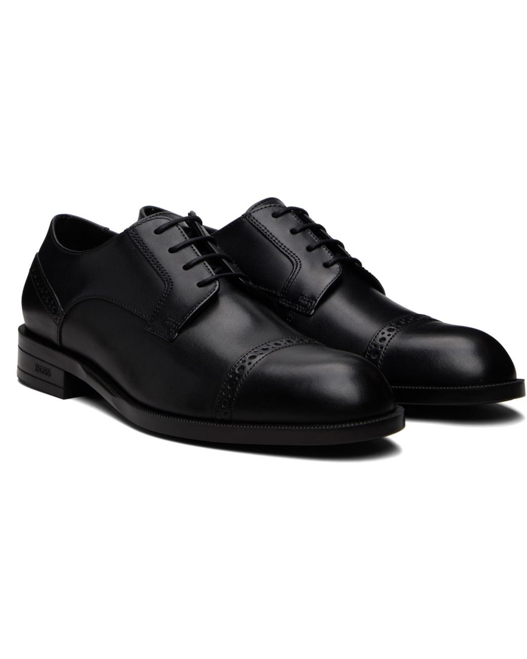 Boss Black Leather Derbys for men