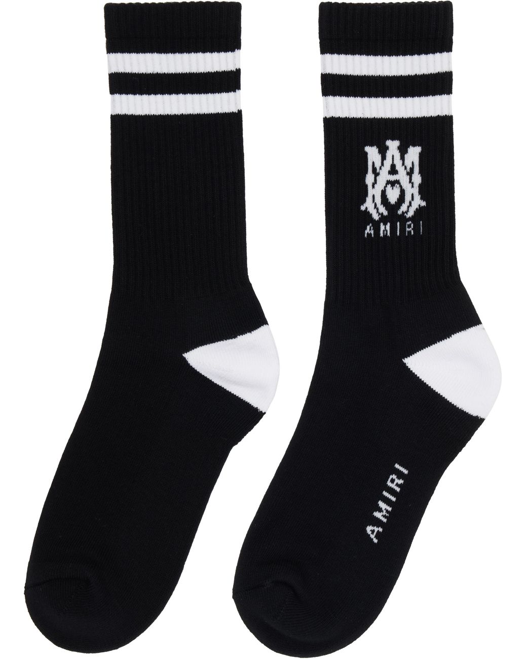 メンズ Amiri ブラック 'Ma' Core Logo ソックス Black