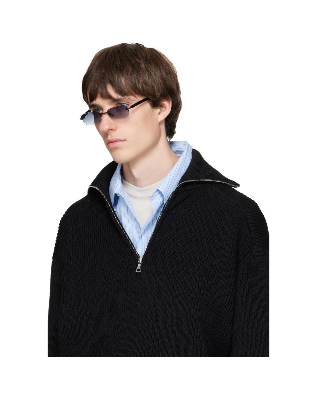 FLATLIST EYEWEAR Gray Milo Sunglasses for men