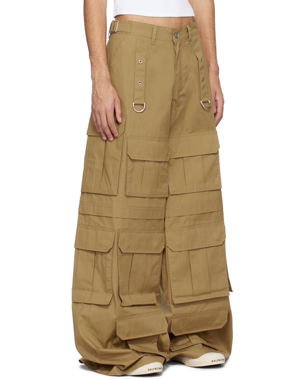 Vetements Multipocket Cargo Pants in Natural for Men | Lyst