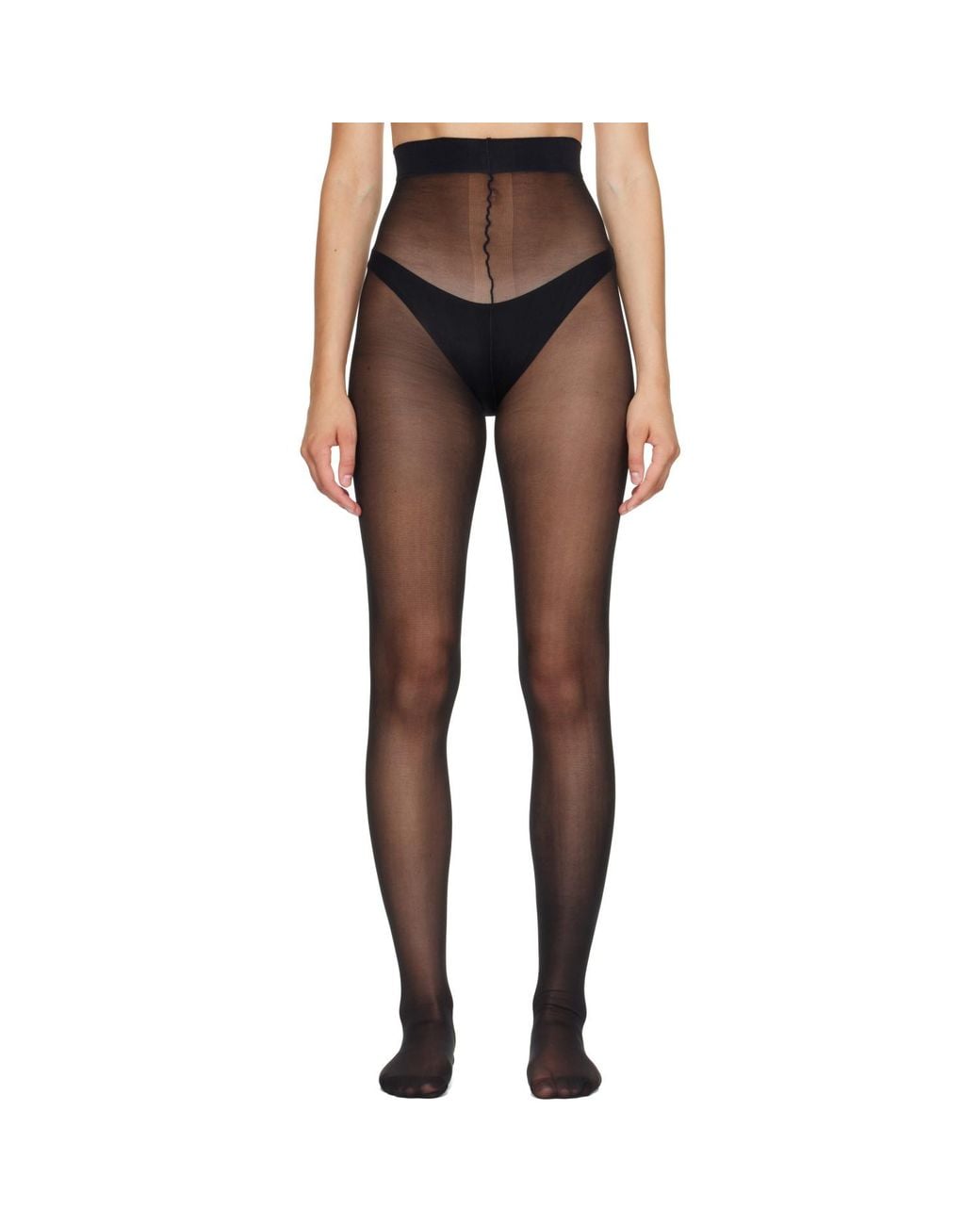 Vetements Gray Logo Push-Up Tights