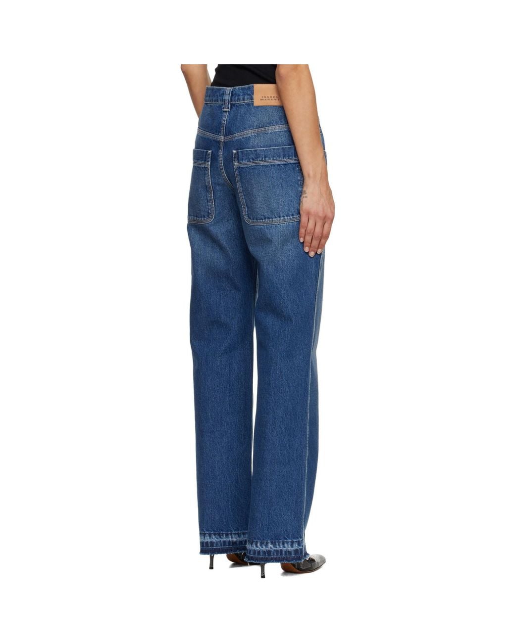 Isabel Marant Blue Jeyda Jeans
