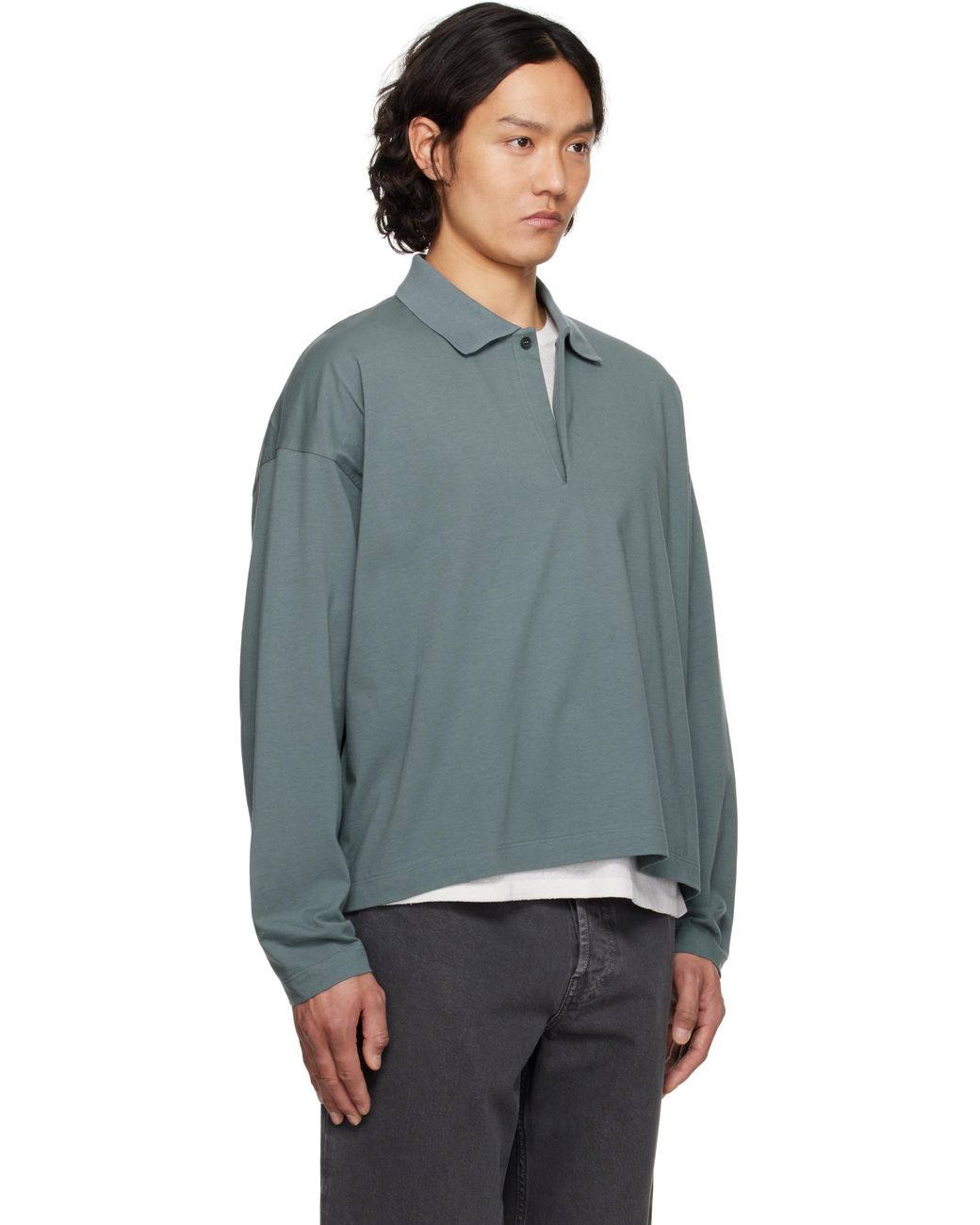 THE ROWザロウ Brysonポロシャツ ロンT XL The Row Bryson Polo in Gray for Men | Lyst