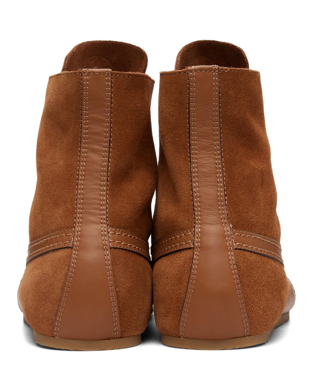 Dries Van Noten Brown Tan Suede Sneakers for men