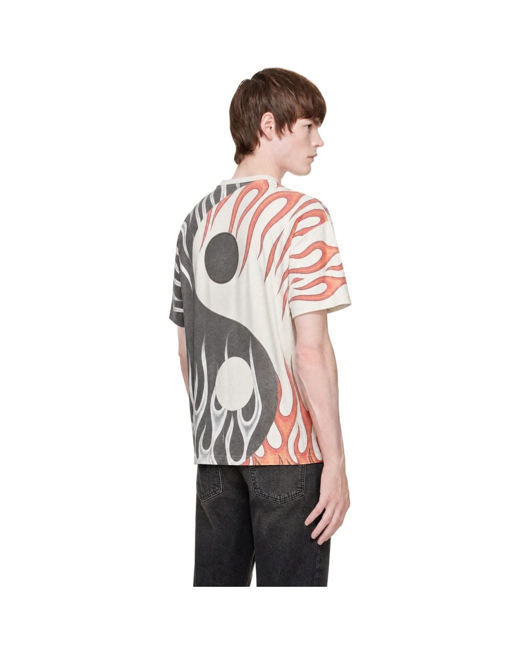 Who Decides War Multicolor Yin Yang Jersey Short Sleeve T-Shirt for men