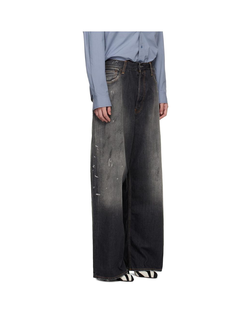 Acne Black 2023 Loose Fit Jeans