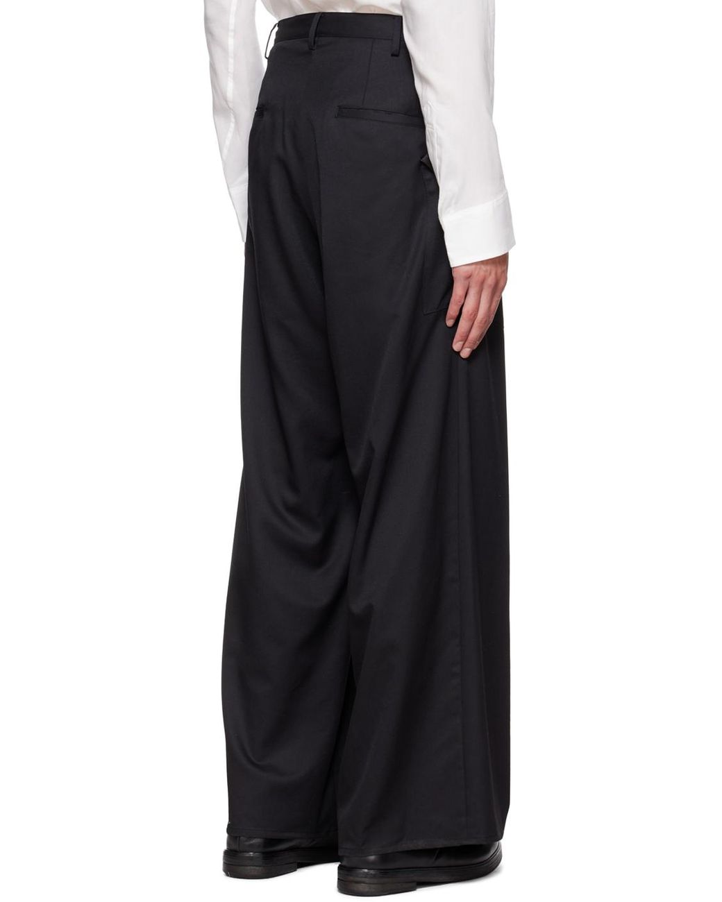 Sulvam Wide Trousers in Black for Men | Lyst Canada