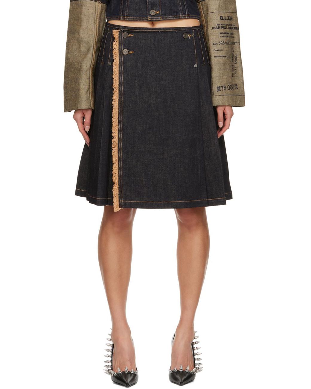 Jupe jean paul gaultier hotsell