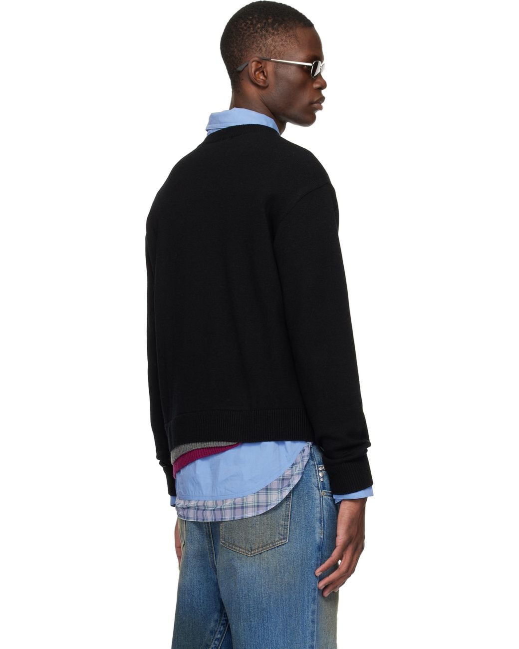ANDERSSON BELL Layered Cardigan in Black for Men | Lyst UK