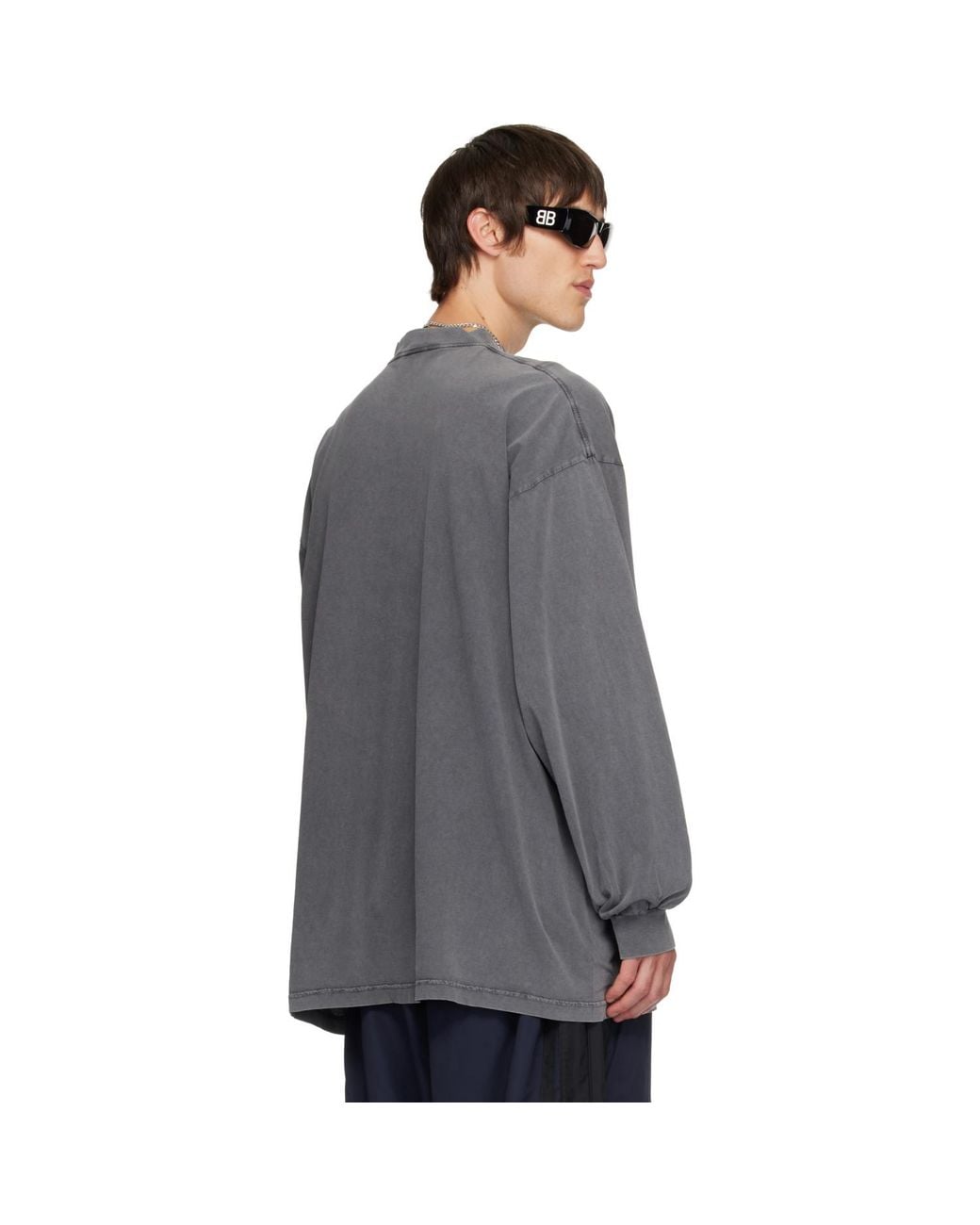 Balenciaga Multicolor Tblisi Long Sleeve T-Shirt for men