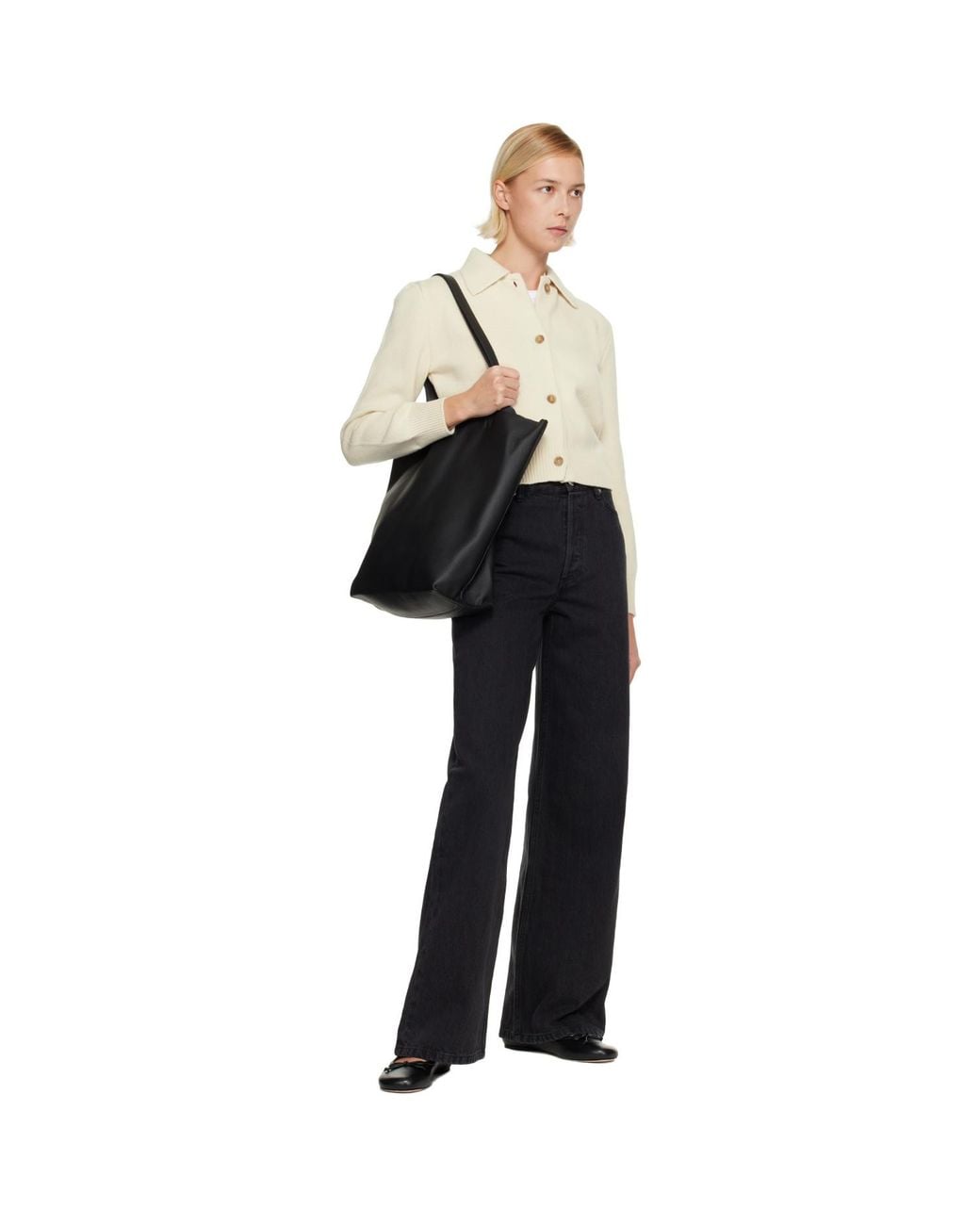 A.P.C. Black Maiko Shopping Tote