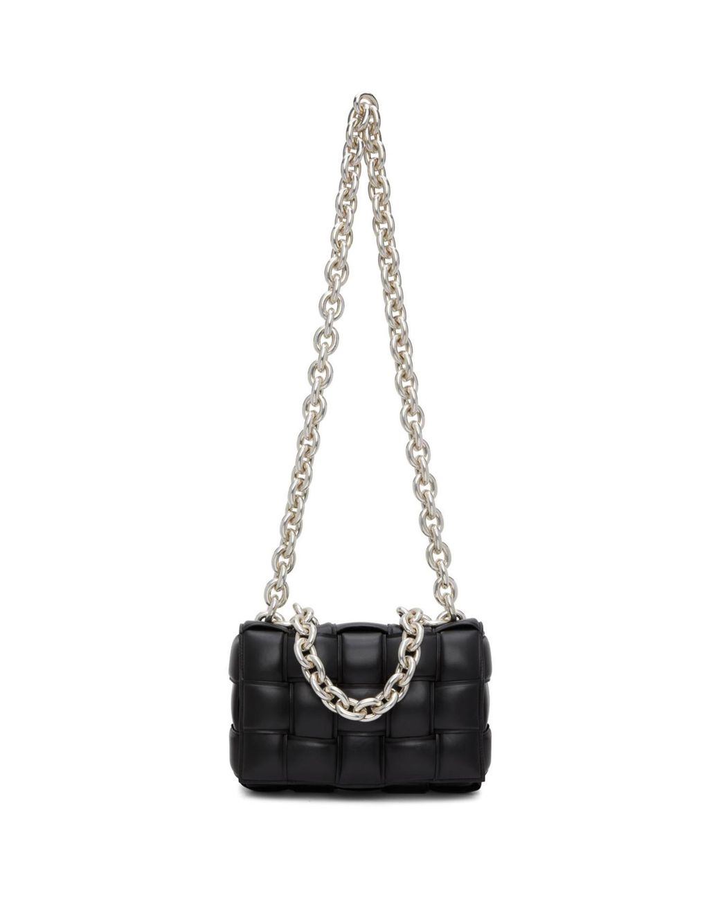 Bottega Veneta Black Padded Chain Cassette Bag
