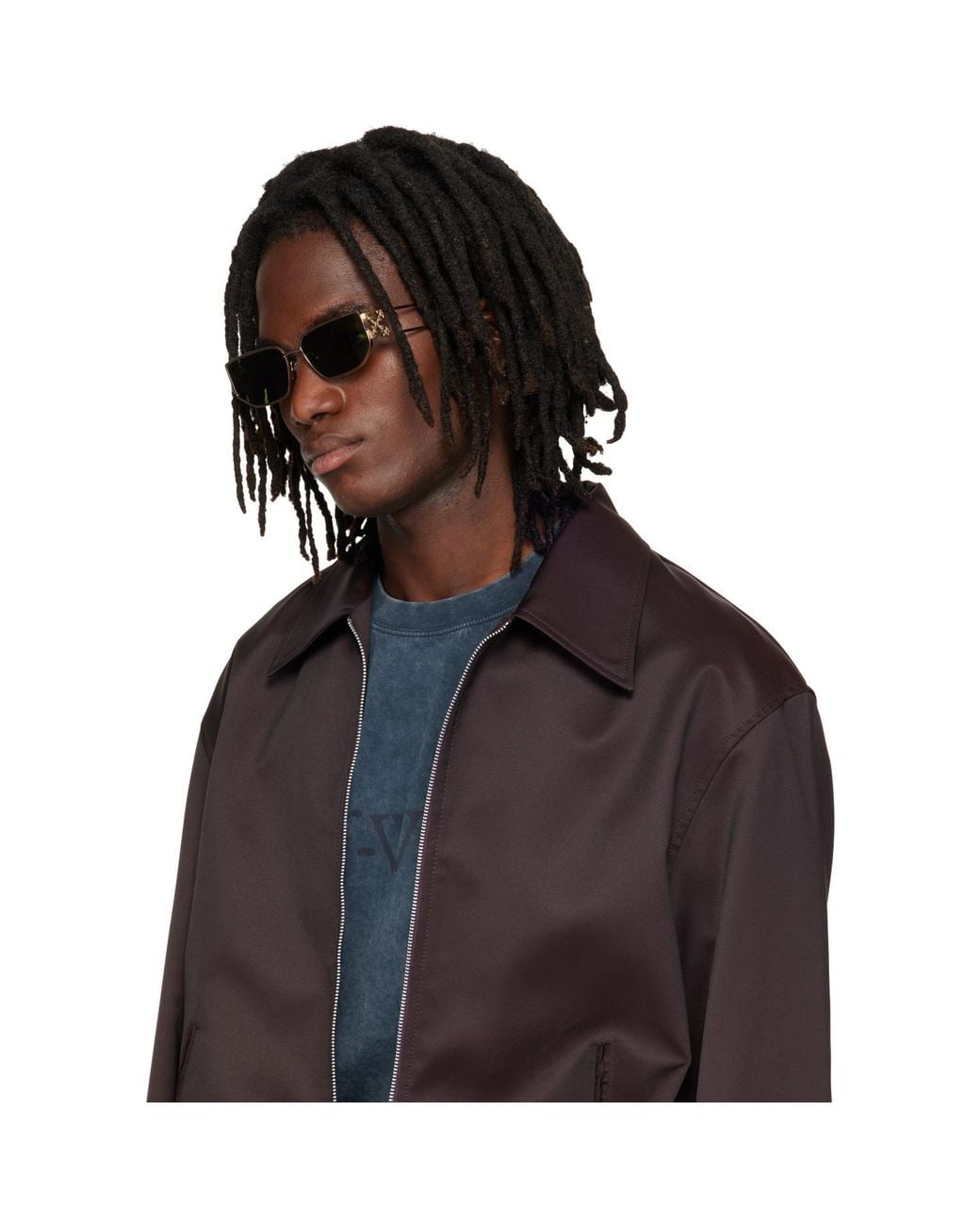 Off-White c/o Virgil Abloh Green Allen Sunglasses for men