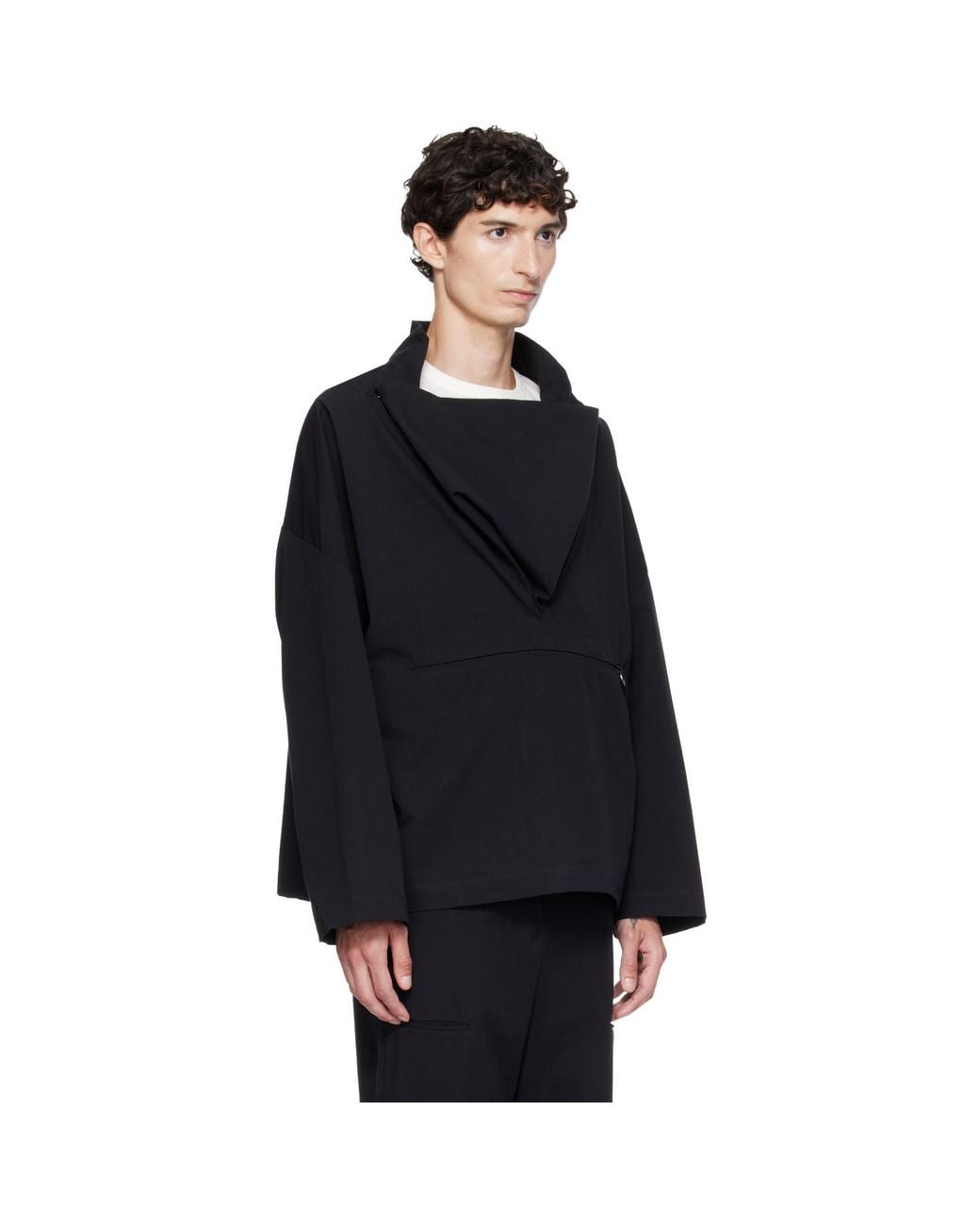 Kiko Kostadinov Black Graatsma Smock Jacket for men