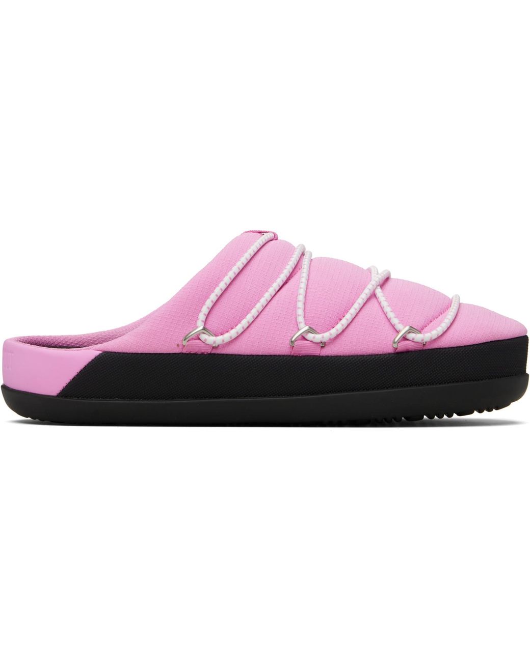 Moon Boot Black Soft Slipper Loafers