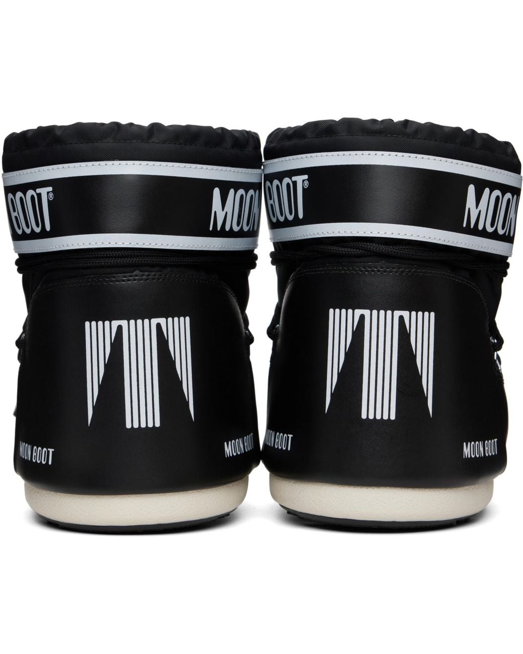 Moon Boot Black Icon Low Nylon Boots for men