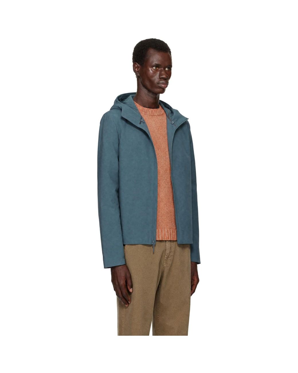 Veilance Blue Isogon Mx Hoody Jacket for men