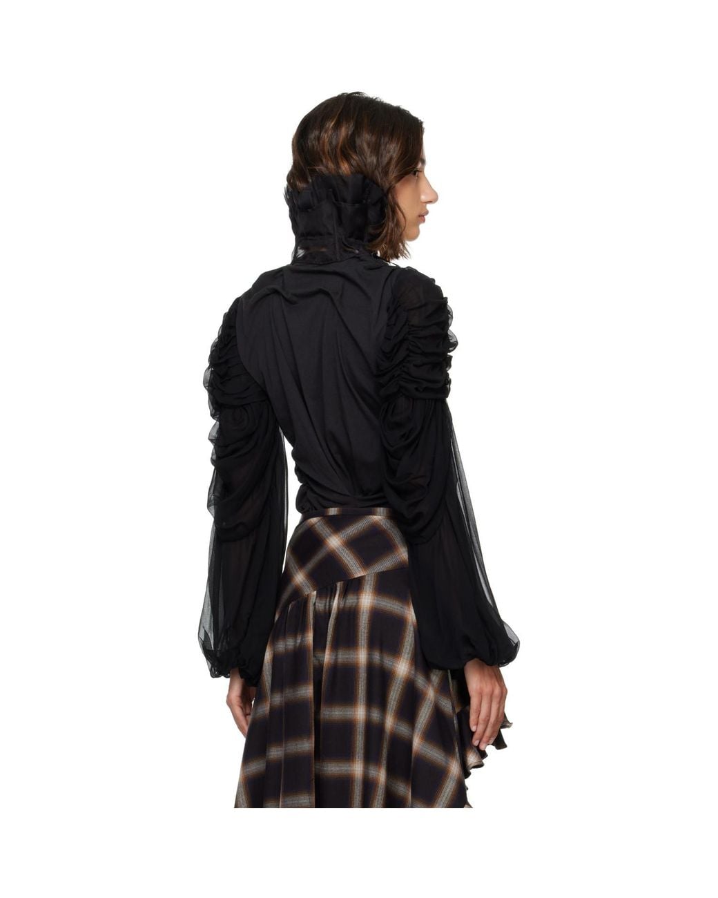 Collina Strada Black Celosia Shirt