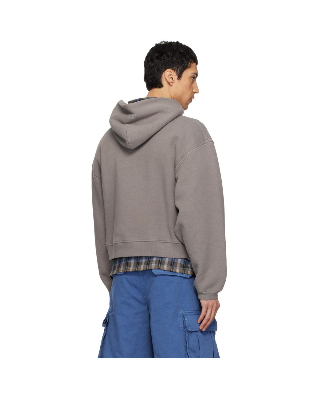 ERL Gray Heathered Hoodie for men