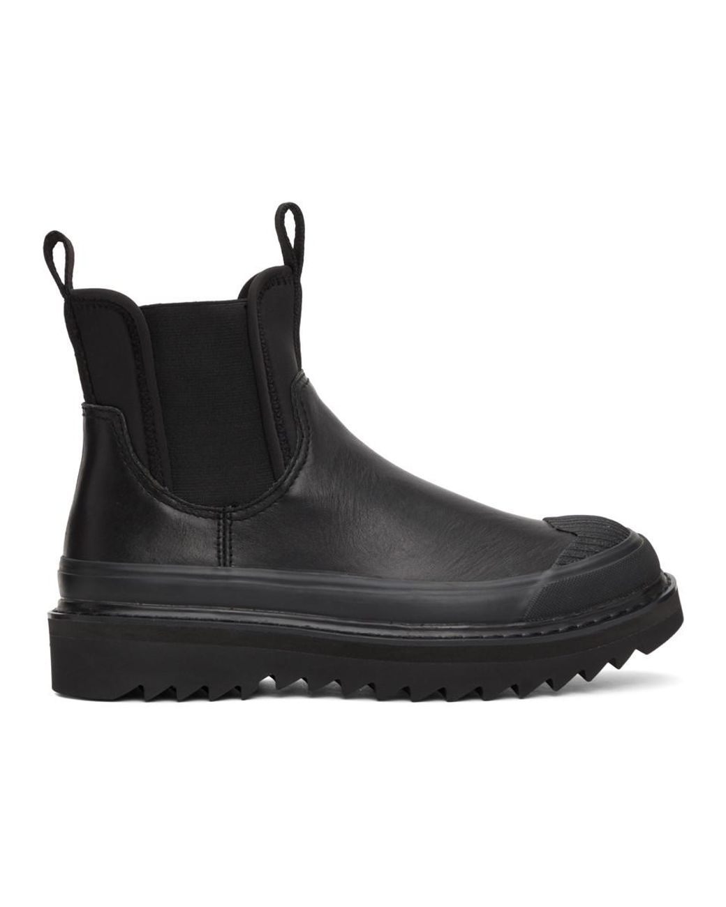 DIESEL Black H-shiroki Ch Chelsea Boots for Men | Lyst