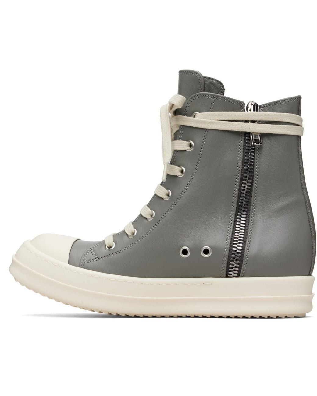 Rick Owens Gray Temple Sneakers for men