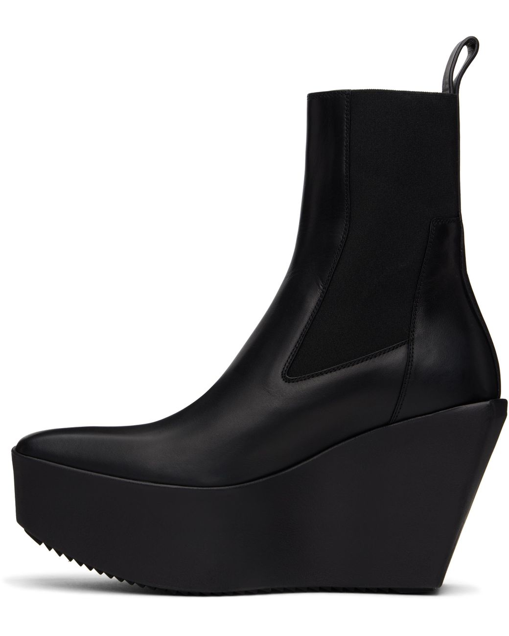 メンズ Rick Owens ブラック Hollywood Sliver プラットフォーム