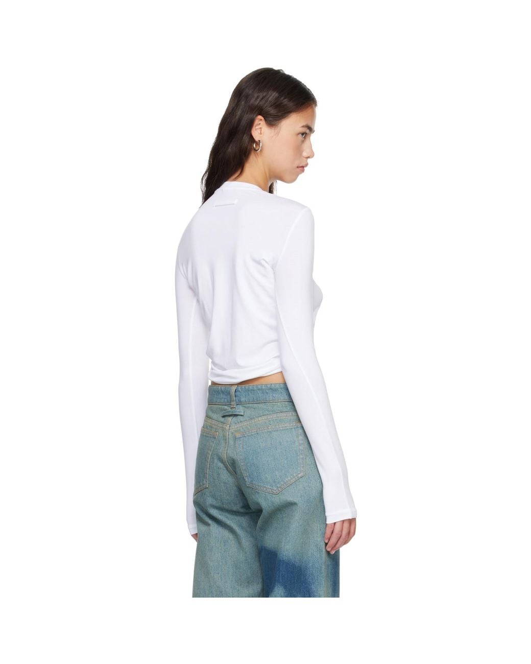 Jean Paul Gaultier White 'The Label' T-Shirt