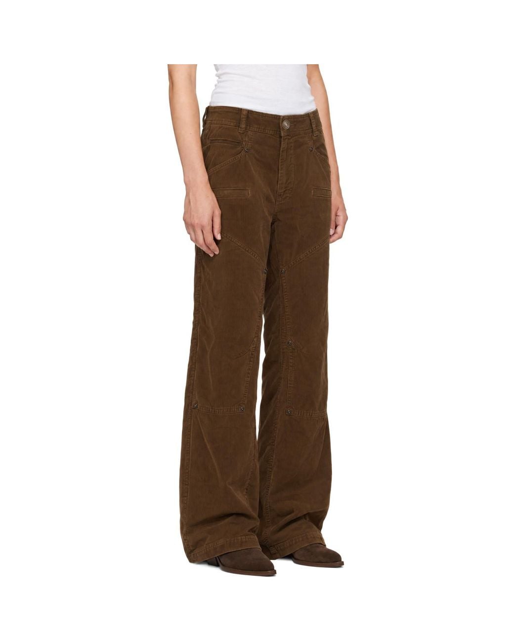 Isabel Marant Brown Emmi Trousers