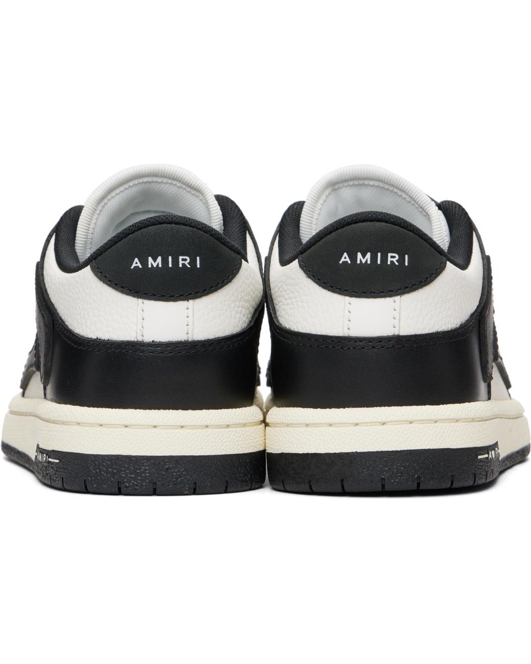 Amiri Black Skel-Top Low Sneakers