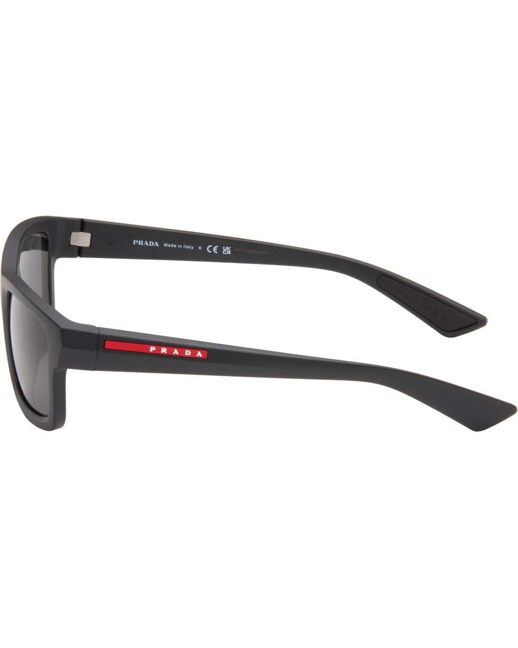 Prada Gray Ps B10S Sunglasses for men