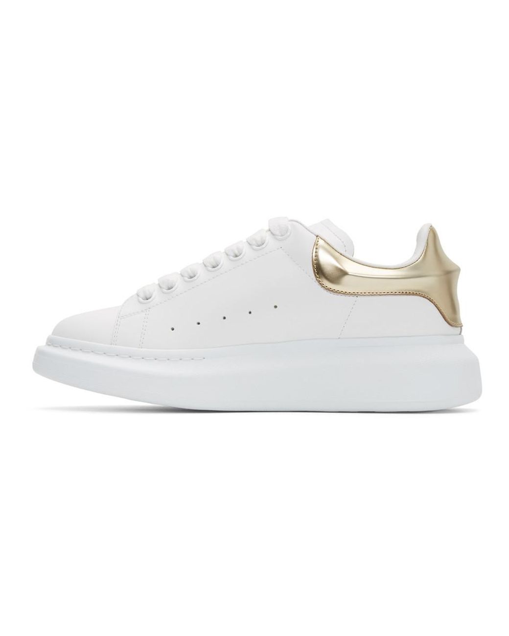 Alexander McQueen White And Gold 