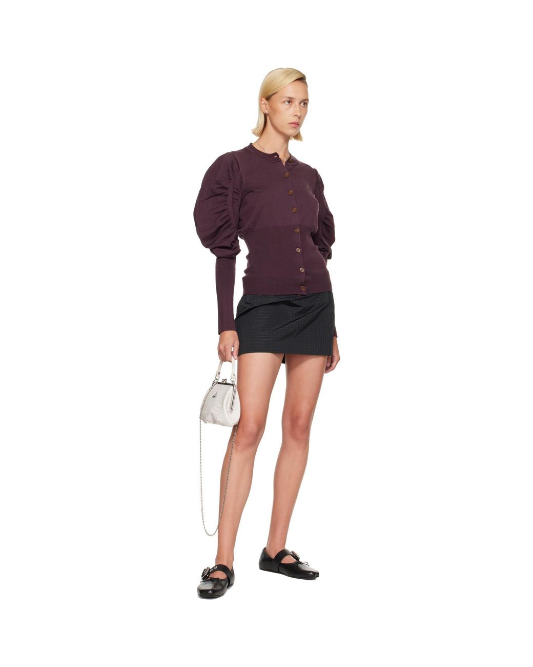 Vivienne Westwood Purple Eli Cardigan