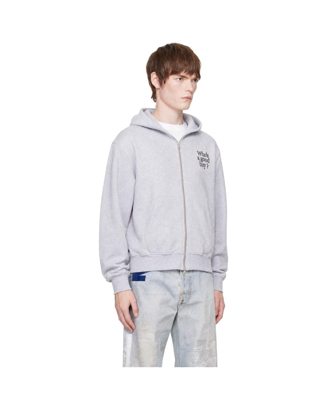 Carne Bollente White 'Who's A Good Boy? Hoodie for men