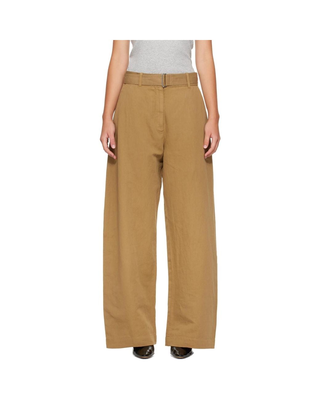 Studio Nicholson Natural Tan Chatto Trousers